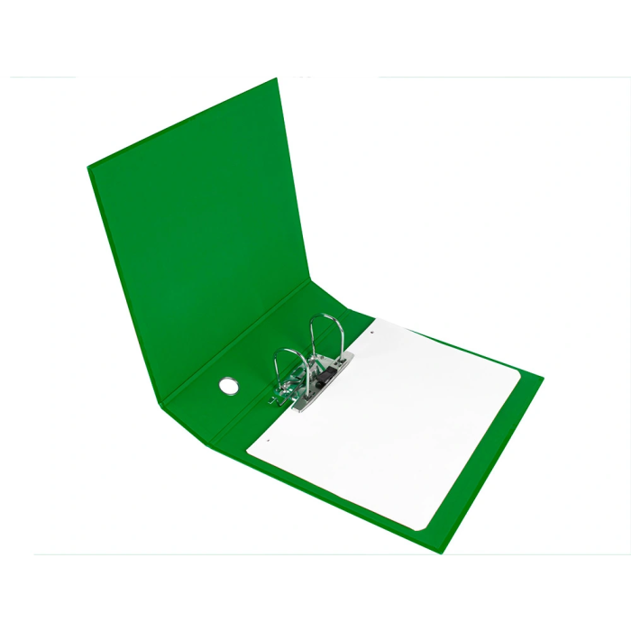 Liderpapel Archivador de Palanca A4 Forrado Lomo 80mm Verde con Compresor Metálico 7