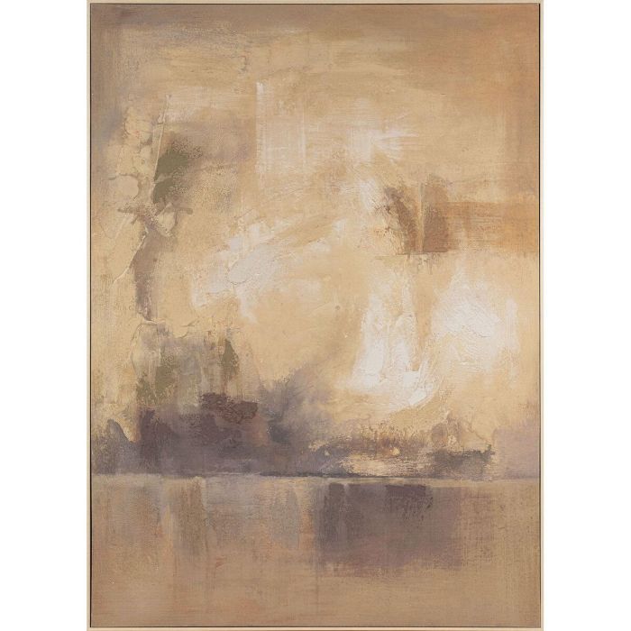 DKD Home Decor Cuadro Decorativo Moderno Abstracto Marrón para Pared de Lienzo y Madera de Pino 180x130x5 cm 0 DKD Home Decor Cuadro Decorativo Moderno Abstracto Marrón para Pared de Lienzo y Madera de Pino 180x130x5 cm 0