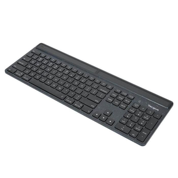 Targus Sustainable Energy Harvesting EcoSmart™ Keyboard, Bluetooth 5.0 BLE, Nordic 8 Targus Sustainable Energy Harvesting EcoSmart™ Keyboard, Bluetooth 5.0 BLE, Nordic 8