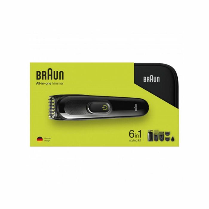 Recortadora Eléctrica Braun MGK3291 Negro 1