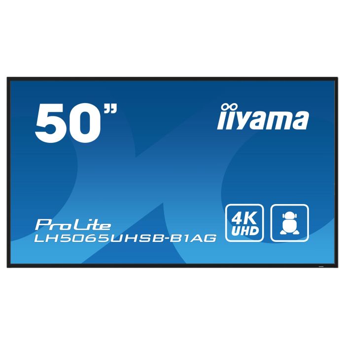 Iiyama LH5065UHSB-B1AG Monitor 50" UHD VA Panel 800cd/m 24/7 Operation