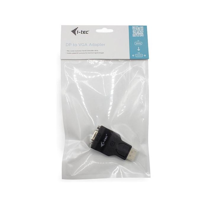Adaptador DisplayPort a VGA i-Tec DP2VGAADA Negro 3
