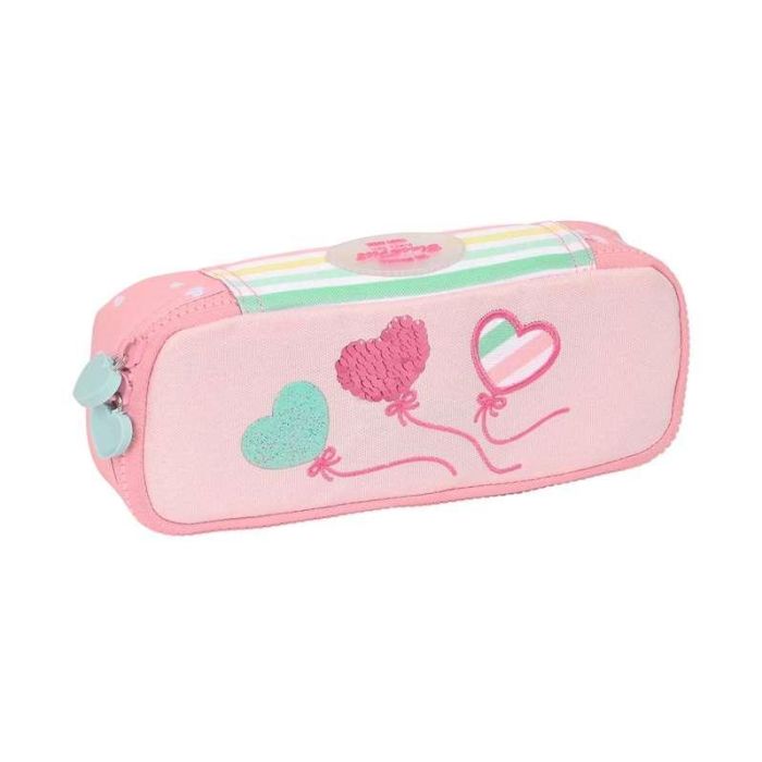 Estuche Escolar BlackFit8 Globitos 22 x 5 x 8 cm Rosa 2