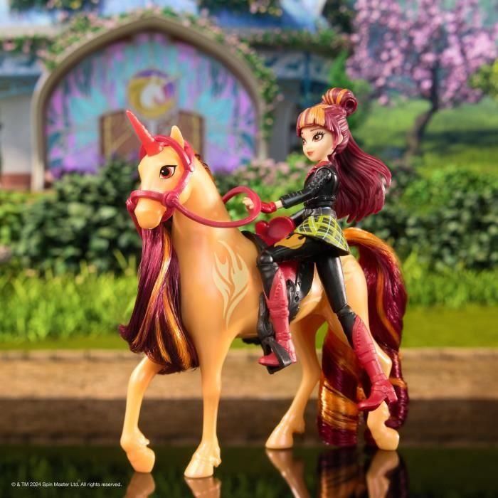 Spin Master 6066850 Valentina y Chispa - Muñeca Articulada Academia Unicornio Serie TV +4 Años 4