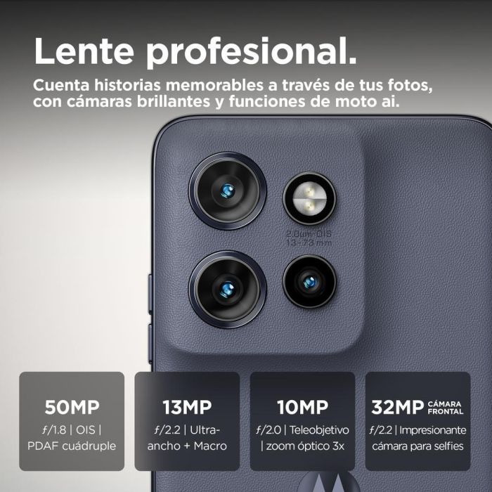 Motorola edge 50 Neo Pantalla 6.36" SIM Doble Android 14 5G USB Tipo C 12 GB 512 GB 4310 mAh Gris 4