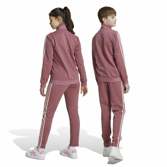 Chándal Infantil Adidas Essentials Naranja Rosa 1