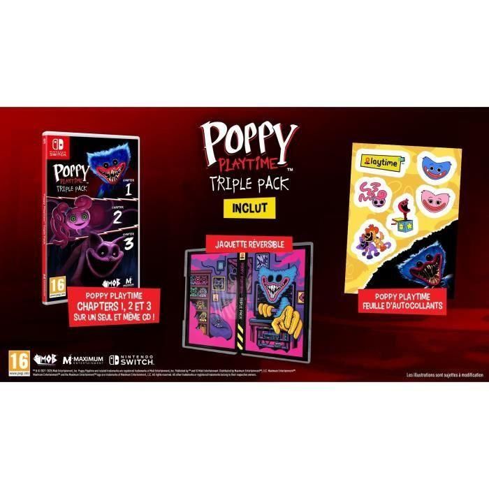Paquete triple Poppy Playtime - Juego de Nintendo Switch 1 Paquete triple Poppy Playtime - Juego de Nintendo Switch 1