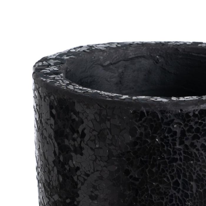 Jarrón Negro Fibra de Vidrio Decoración 54 X 54 X 154 cm