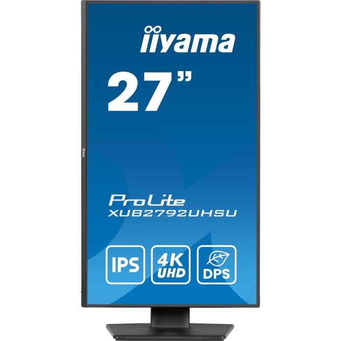 iiyama XUB2792UHSU-B6 Monitor 27" 4K Ultra HD IPS 60Hz 4ms con USB, HDMI, DisplayPort y Altavoces Negro 8 iiyama XUB2792UHSU-B6 Monitor 27" 4K Ultra HD IPS 60Hz 4ms con USB, HDMI, DisplayPort y Altavoces Negro 8