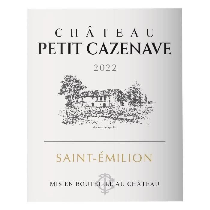 Château Petit Cazenave 2022 Saint-Emilion - Vino tinto Burdeos 1