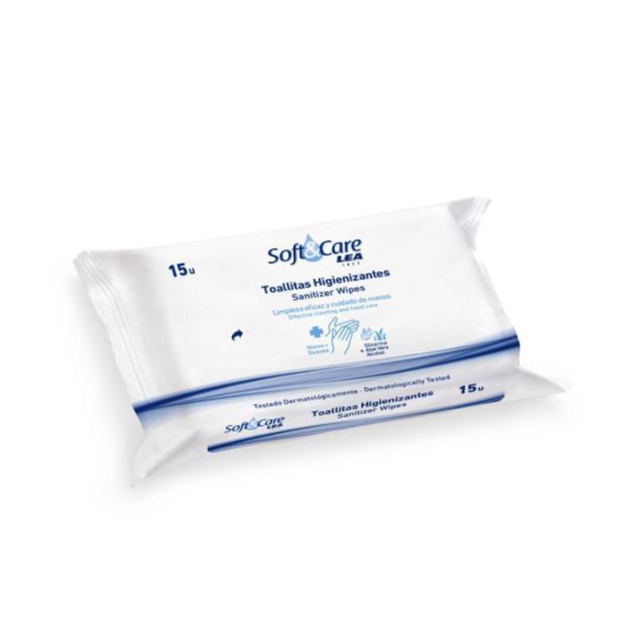 Lea Soft&care toallitas higienicas piel sensible 15un Lea Soft&care toallitas higienicas piel sensible 15un