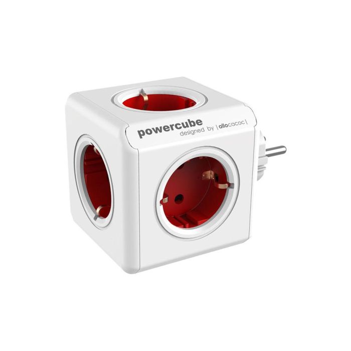 Regleta Enchufes Cubo Allocacoc 100-250 V 13-16A Blanco 3