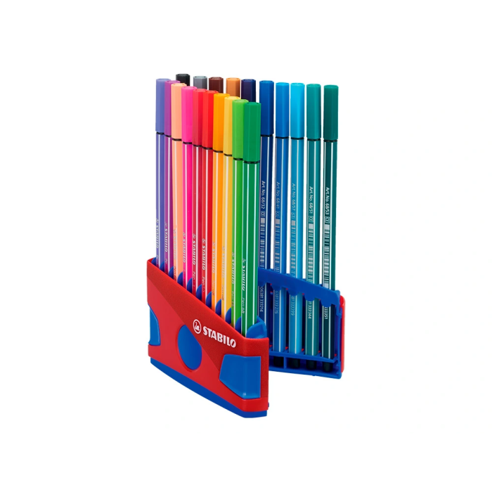Stabilo Pen 68 Rotulador Colores Surtidos Estuche Parade Rojo 20 Ud 2 Stabilo Pen 68 Rotulador Colores Surtidos Estuche Parade Rojo 20 Ud 2