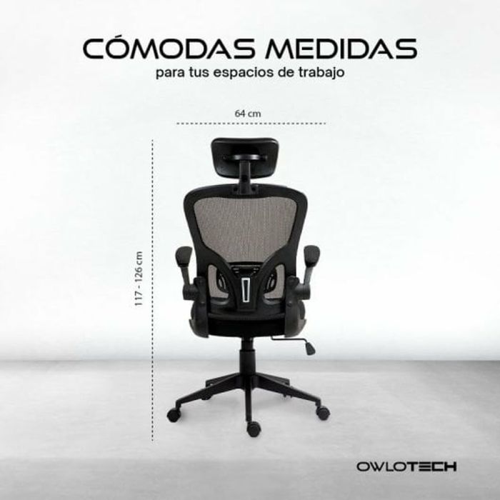 Silla de Oficina Owlotech Negro 1