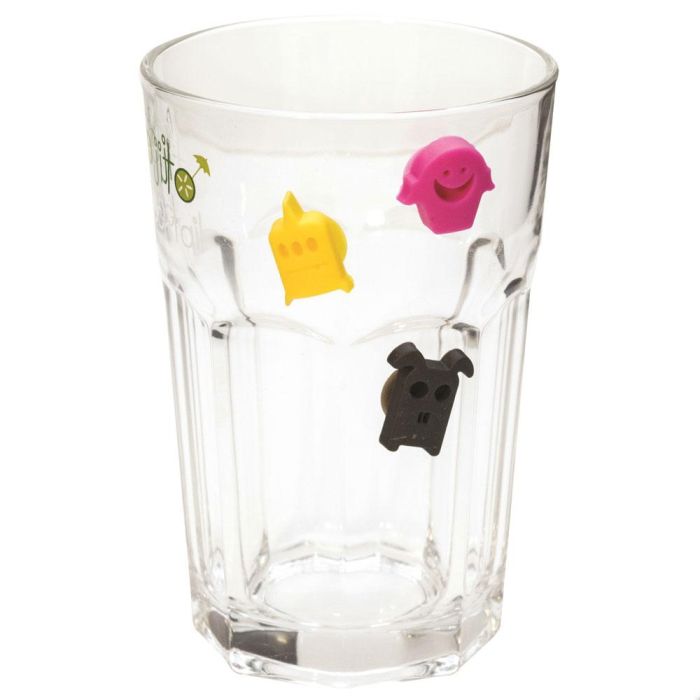 Cook Concept Juego De 12 Marcadores Vaso Silicona Cocktail 4