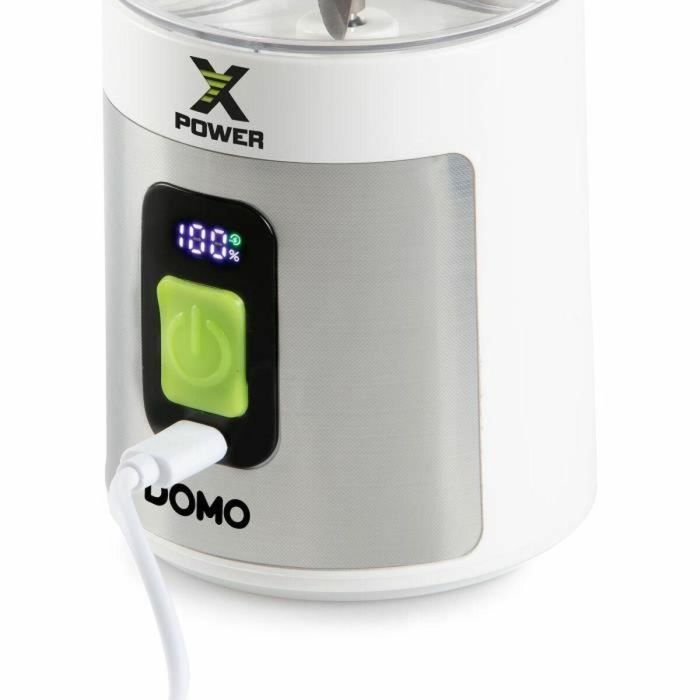 Licuadora portátil inalámbrica - DOMO - DO752BL - XPOWER - 120 W - 600 ml - Blanca 5 Licuadora portátil inalámbrica - DOMO - DO752BL - XPOWER - 120 W - 600 ml - Blanca 5