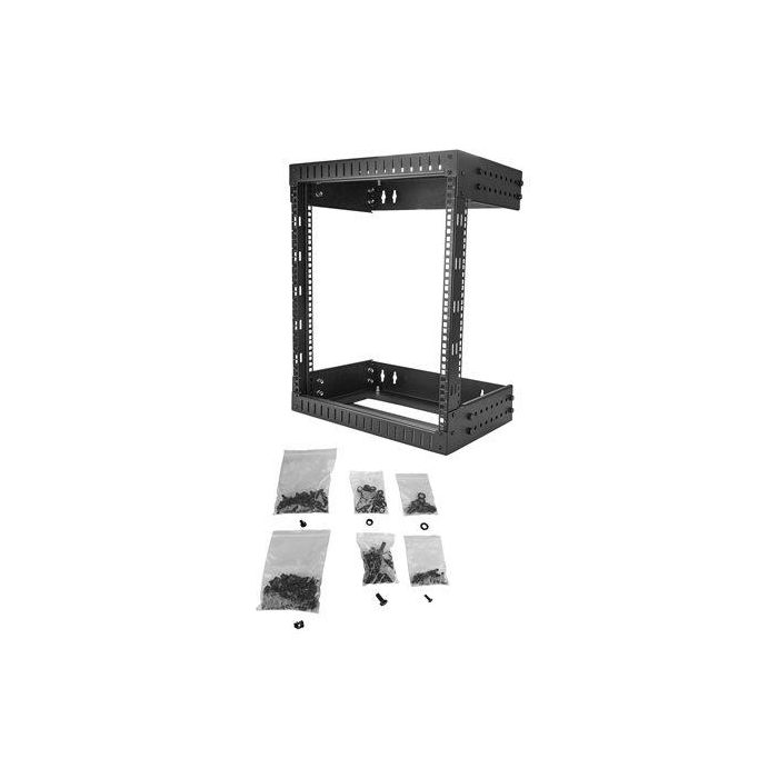 StarTech.com Rack de Pared Abierto 12U RK12WALLOA para Montaje en Pared, Profundidad Ajustable 12-20 Pulgadas, Carga 90 kg, 19", Acero Negro StarTech.com Rack de Pared Abierto 12U RK12WALLOA para Montaje en Pared, Profundidad Ajustable 12-20 Pulgadas, Carga 90 kg, 19", Acero Negro