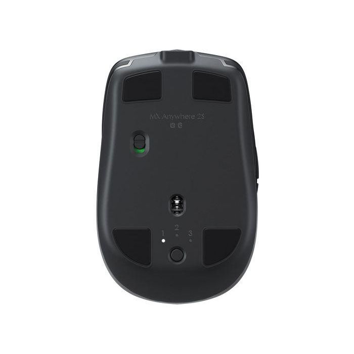 Logitech MX Anywhere 2S Wireless Mobile Mouse, RF Wireless + Bluetooth, Lithium Polymer (LiPo), Graphite 4
