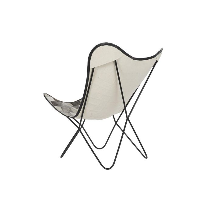 Silla Colonial DKD Home Decor Blanco Negro 70 x 90 x 74 cm 1 Silla Colonial DKD Home Decor Blanco Negro 70 x 90 x 74 cm 1