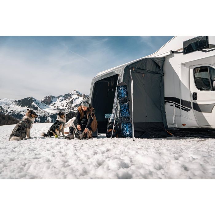Toldo hinchable - DOMETIC - Winter Air PVC 180 - M - Ancho 1,8 m - Vestíbulo estático hinchable para nieve - Fabricado en PVC Weathershield 3 Toldo hinchable - DOMETIC - Winter Air PVC 180 - M - Ancho 1,8 m - Vestíbulo estático hinchable para nieve - Fabricado en PVC Weathershield 3