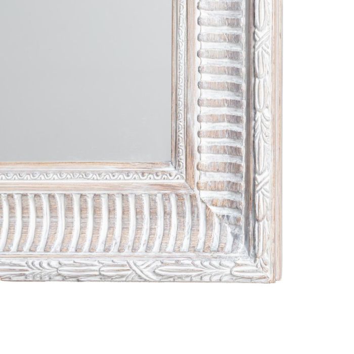 Espejo Gris Madera Paulonia Decoración 76 X 3,50 X 106 cm