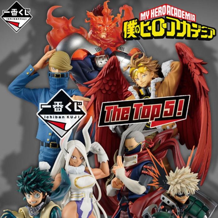 Ichiban Kuji My Hero Academia Lotería Premium con Figuras de Endeavor, Hawks, Best Jeanist, Edge Shot, Mirko, Izuku Midoriya y Katsuki Bakugo 0 Ichiban Kuji My Hero Academia Lotería Premium con Figuras de Endeavor, Hawks, Best Jeanist, Edge Shot, Mirko, Izuku Midoriya y Katsuki Bakugo 0
