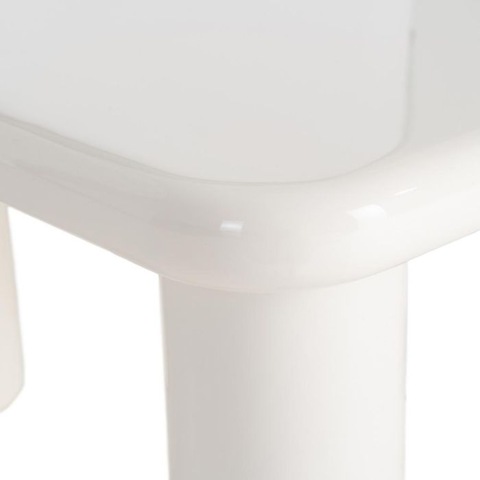 Mesa Centro Lacado Crema Dm Salón 78 X 78 X 41 cm