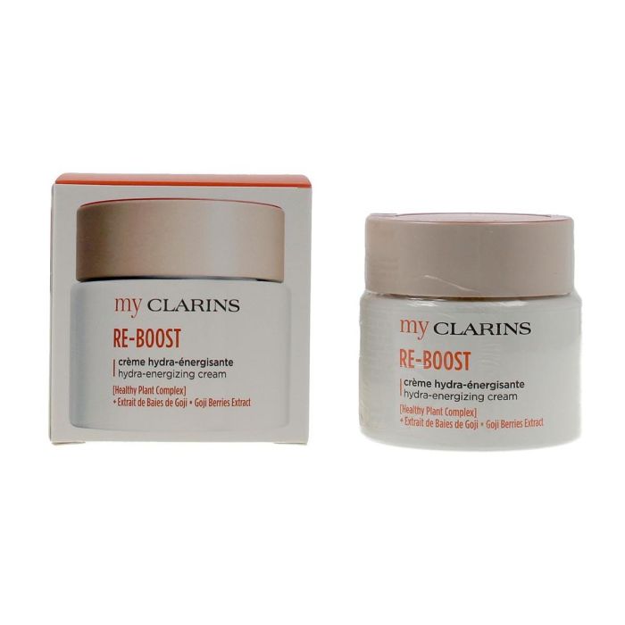 Clarins MY CLARINS RE-BOOST Crema Refrescante Hidratante Piel Joven Luminosidad con Ingredientes Bio Día 50 ml [V3146B]