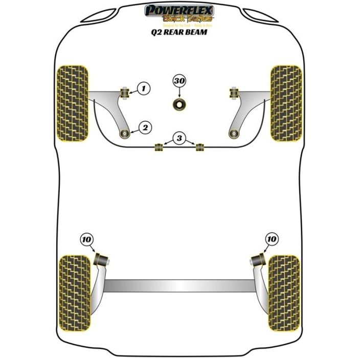 Powerflex Silentblock Trasero Del Trapecio Delantero. 2