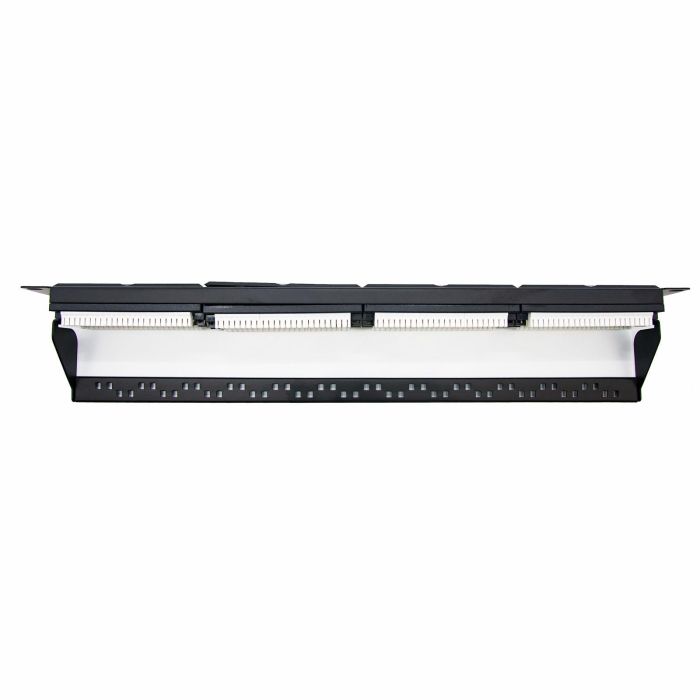 Nanocable 10.21.3124 Patch Panel de 24 Puertos RJ45 UTP Cat.6 1U 19'' Dual IDC Negro 2