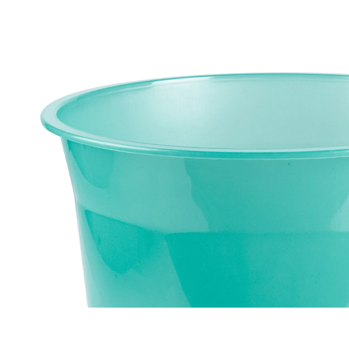 Liderpapel Papelera de plástico 13 litros menta translucido 275x285 mm 3 Liderpapel Papelera de plástico 13 litros menta translucido 275x285 mm 3