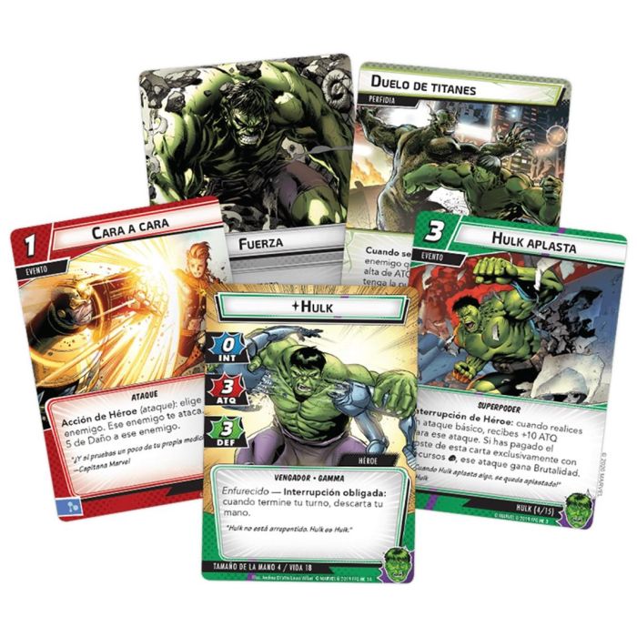 Fantasy Flight Games Marvel Champions MC09ES Hulk Juego de Cartas Español 14+ Años 1 Fantasy Flight Games Marvel Champions MC09ES Hulk Juego de Cartas Español 14+ Años 1