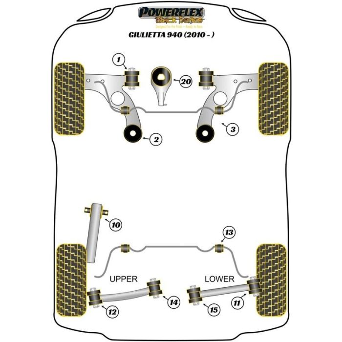 Powerflex Silentblock Exterior Del Brazo Superior Trasero 2