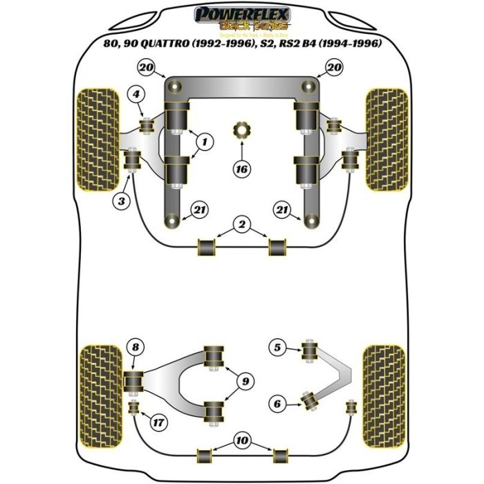Powerflex Silentblock Exterior Del Brazo Superior Trasero 2
