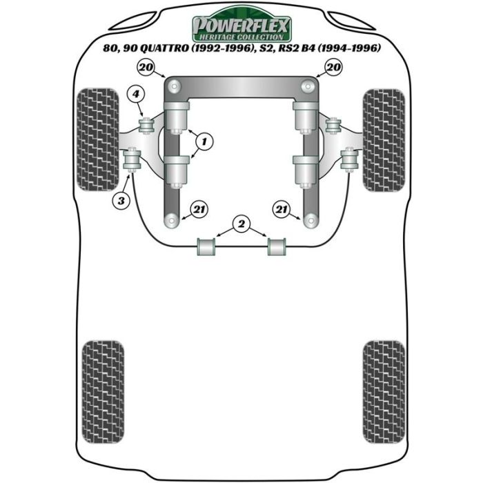 Powerflex Silentblock Exterior Del Brazo Superior Trasero 3