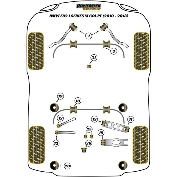 Powerflex Silentblock Exterior Del Brazo Superior Trasero 2