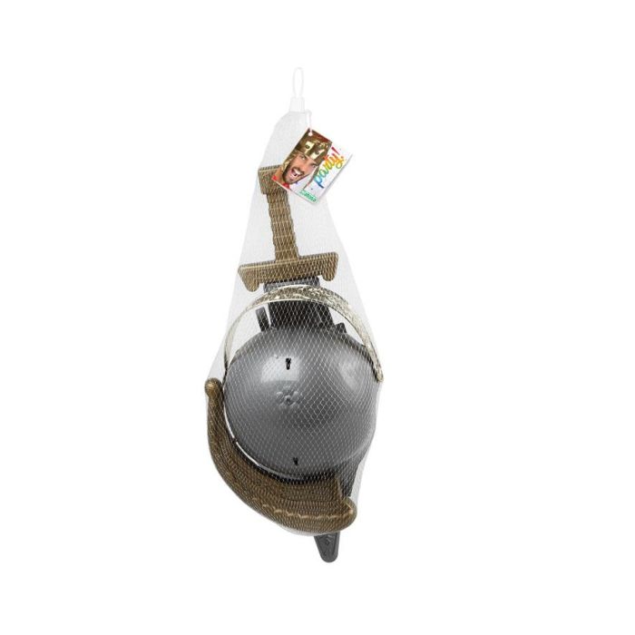 Kit Armas Guerrero Casco Y Espada Con Funda 1 Kit Armas Guerrero Casco Y Espada Con Funda 1