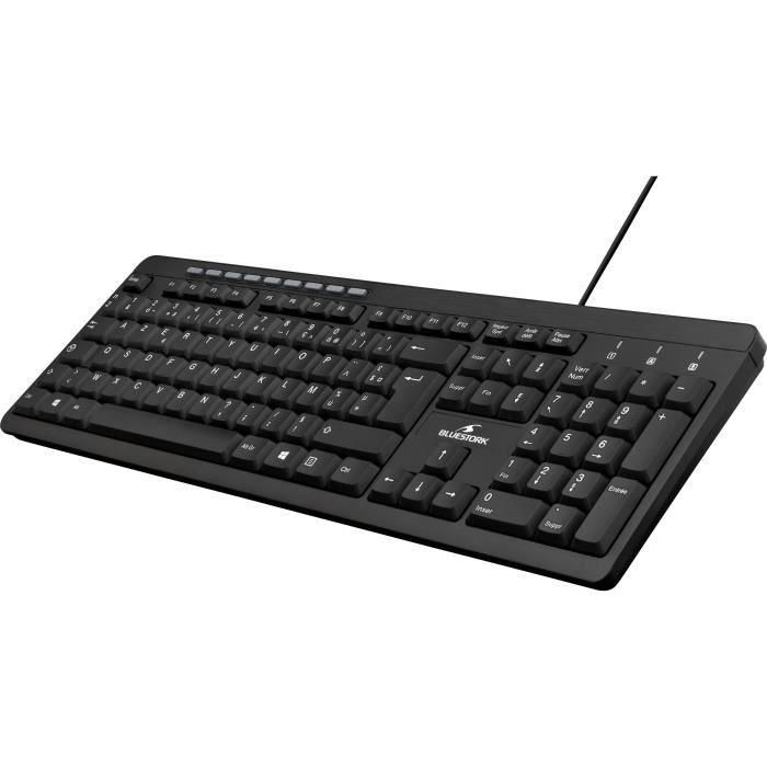 Bluestork BS-KB-MEDIAFIRST Teclado Multimedia con 10 Teclas, Diseño Elegante y Compacto, Membrana de Alta Calidad para Windows 5 Bluestork BS-KB-MEDIAFIRST Teclado Multimedia con 10 Teclas, Diseño Elegante y Compacto, Membrana de Alta Calidad para Windows 5