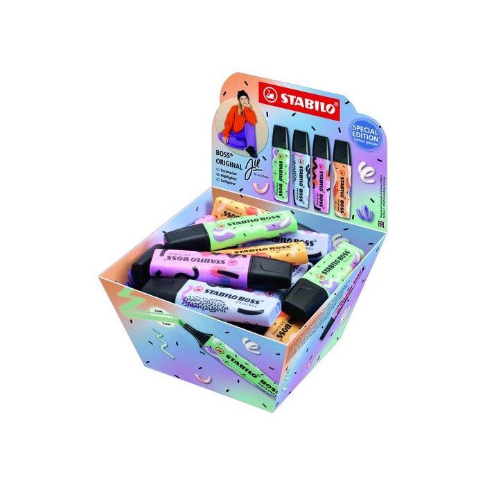 Stabilo Marcador Boss Edición Especial P-Cincel, Colores Surtidos, Bombonera 30 Ud