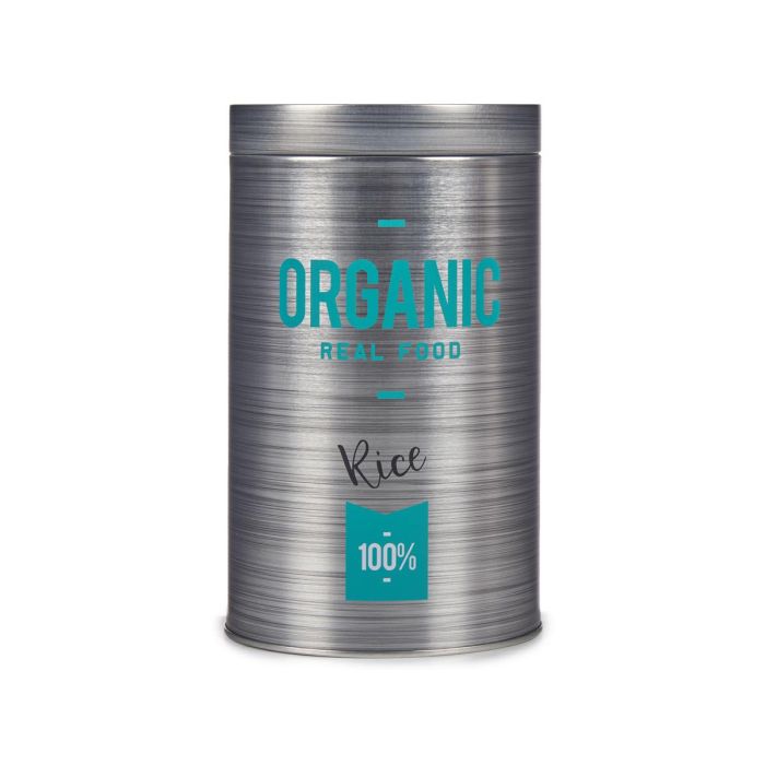 Bote Hojalata Redondo Organic Arroz Kinvara 10.4x18.2x10.4 cm (24 Unidades) 1 Bote Hojalata Redondo Organic Arroz Kinvara 10.4x18.2x10.4 cm (24 Unidades) 1
