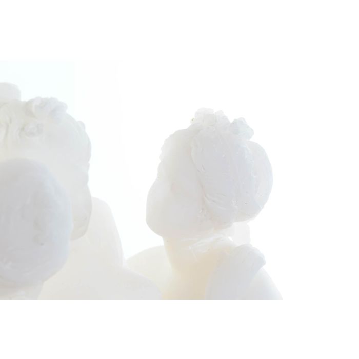 DKD Home Decor Figura Neoclásico Blanco Resina 11 x 40.5 x 25 cm 2