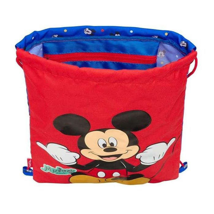 Safta Saco Plano Junior Mickey Mouse "Good Day" 26x34x1cm 2 Safta Saco Plano Junior Mickey Mouse "Good Day" 26x34x1cm 2