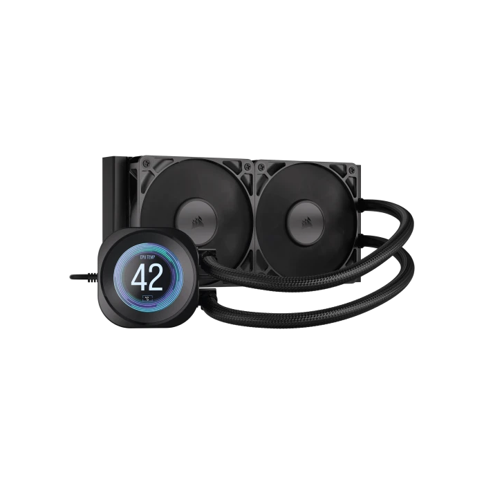 Corsair CW-9061031-WW Nautilus 240 RS LCD Sistema de Refrigeración Líquida Todo en Uno 12 cm Negro
