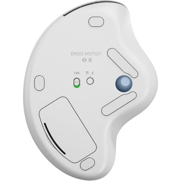 Logitech Ratón Ergonómico Inalambrico Trackball M575S Blanco 5