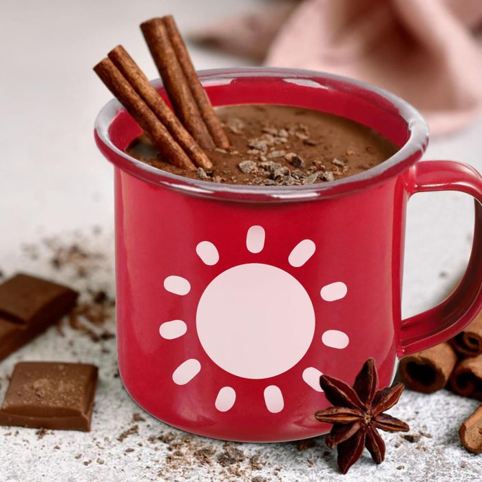 Mug Esmaltada Privilege 350 ml - Varios Colores/Diseños (24 Unidades) 4 Mug Esmaltada Privilege 350 ml - Varios Colores/Diseños (24 Unidades) 4
