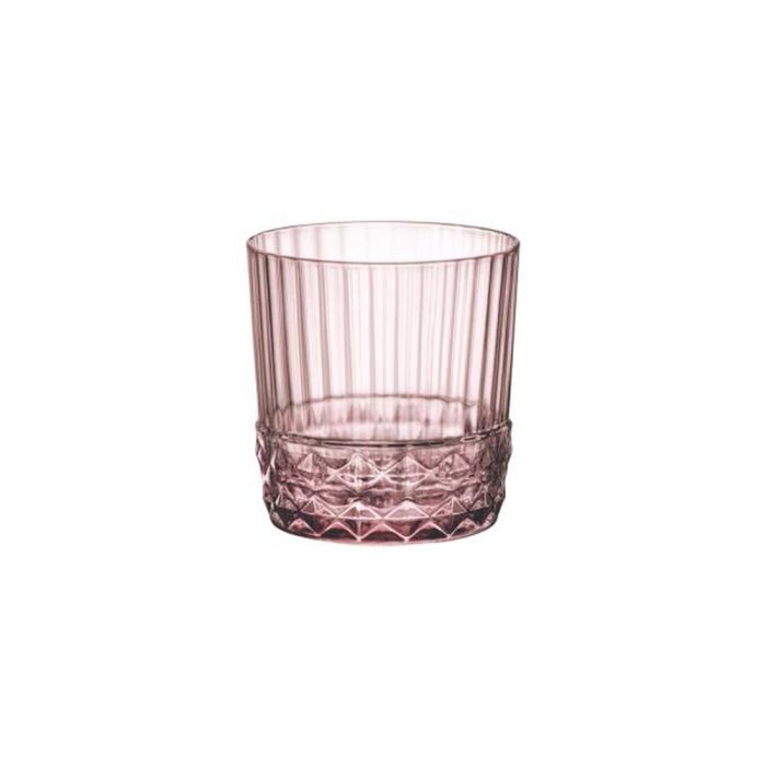 Bormioli Rocco Vaso Lilac Rose 370 ml America20s, Pack de 6 Unidades