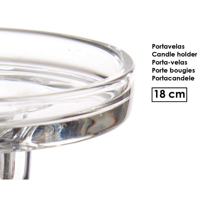 Candelabro Cristal Bola L 18Cm Giftdecor (12 Unidades) 3 Candelabro Cristal Bola L 18Cm Giftdecor (12 Unidades) 3