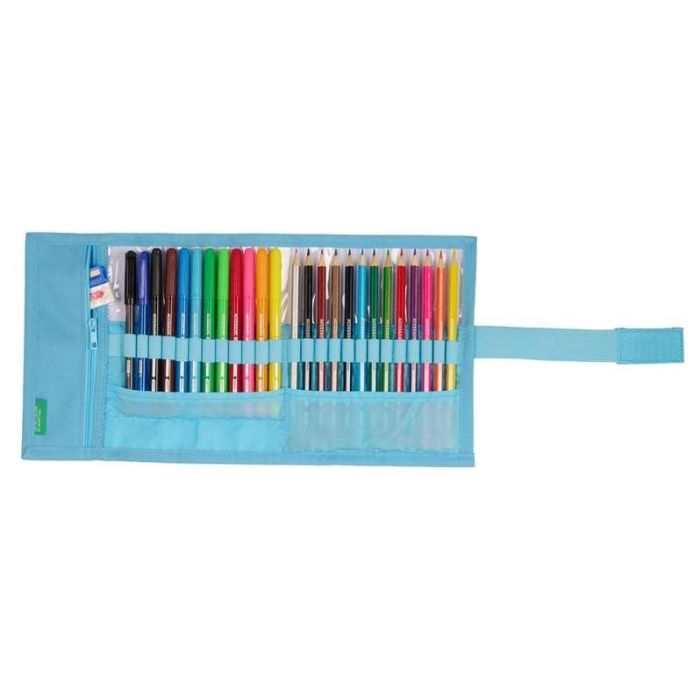 Plumier Benetton Spring Enrollable Azul cielo 7 x 20 x 7 cm (27 Piezas) 2 Plumier Benetton Spring Enrollable Azul cielo 7 x 20 x 7 cm (27 Piezas) 2