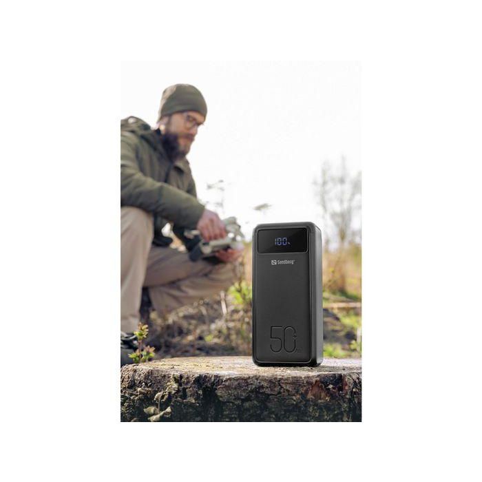 Sandberg Powerbank USB-C PD 130W 50000 7 Sandberg Powerbank USB-C PD 130W 50000 7