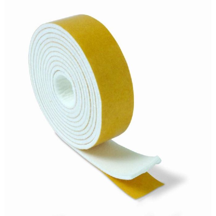 Rollo Fieltro Autoadhesivo 25Mm X 2M Blanco Brinox